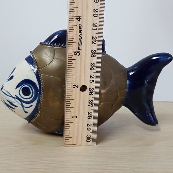 Baja Brass Pottery Fish - Picture 4 of 8